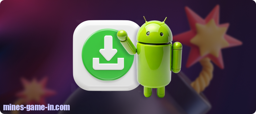 Launch the Mines app, pick the right file, then start the download