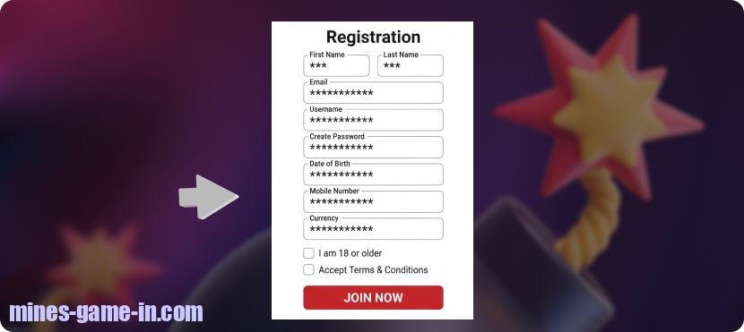 Enter your login details into the Mines site to access your account